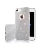 OEM iPhone 13 Pro Max szilikon tok, hátlaptok, védőtok, telefon tok, csillámos, ezüst, Glitter