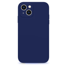 OEM iPhone 13 szilikon tok, hátlaptok, telefon tok, matt, kék tok és táska
