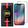 OEM iPhone 13 üvegfólia, tempered glass, előlapi, 6D Pro, edzett, hajlított, fekete kerettel