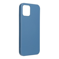 OEM iPhone 14 Pro szilikon tok, hátlaptok, telefon tok, velúr belsővel, matt, kék, Silicone Premium tok és táska