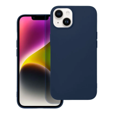 OEM iPhone 14 szilikon tok, hátlaptok, telefon tok, matt, kék tok és táska