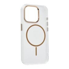 OEM iPhone 15 Pro GIGAPACK Szilikon telefonvédő műanyag hátlap. légpárnás sarok. ARANY tok és táska