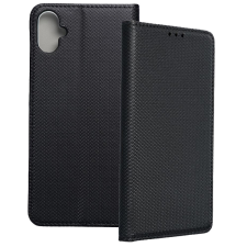 OEM iPhone 16 Plus könyvtok, fliptok, telefon tok, mágneszáras, bankkártyatartós, fekete tok és táska