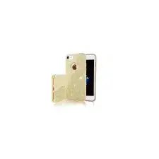 OEM iPhone X / XS szilikon tok, hátlaptok, védőtok, telefon tok, csillámos, arany, Glitter tok és táska