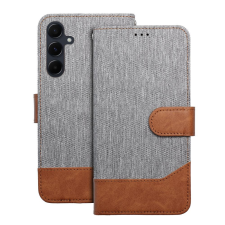 OEM JEANS könyvtok Huawei P30 Lite - szürke tok és táska