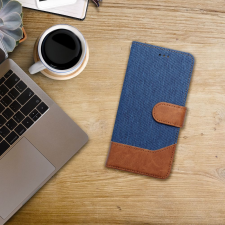 OEM JEANS könyvtok Samsung Galaxy A41 - kék tok és táska