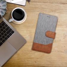 OEM JEANS könyvtok Samsung Galaxy S25 - szürke tok és táska