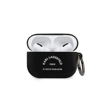 OEM Karl Lagerfeld Silicone RSG Apple AirPods Pro Tok - Fekete audió kellék
