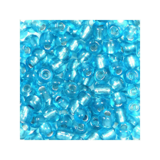 OEM Kásagyöngy, átlátszó, ezüst béléssel, 4mm, 10gr - Arany 1100-4095 kreatív és készségfejlesztő