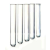 OEM Kémcső peremmel 25x150mm, Boro 3.3 üvegből