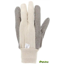 OEM Kertészkesztyű fekete csúszás elleni pöttyökkel 10-es méret védőkesztyű