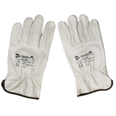 OEM Kesztyű, bőr munkavédelmi világos-szürke EM1310AB105