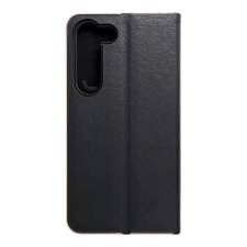OEM LUNA Book Gold Samsung Galaxy S23 fekete tok és táska
