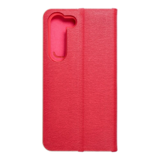 OEM LUNA Book Gold Samsung Galaxy S23 piros tok és táska