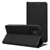 OEM LUNA CARBON könyvtok iPhone 17 - fekete