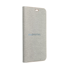 OEM LUNA GOLD könyvtok iPhone 17 - ezüst színű tok és táska