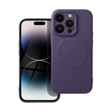 OEM Magsafe szilikon tok Apple iPhone 14 Pro sötét lila tok és táska
