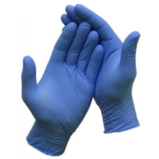 OEM MAXTER 1016S Védőkesztyű egyszer használatos nitril S méret púder nélküli kék 200 db