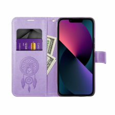 OEM MEZZO könyvtok Samsung Galaxy A26 - lila &quot;álomfogó&quot; tok és táska