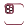 OEM Mini bumper szilikon tok Apple iPhone 12 Pro cseresznye
