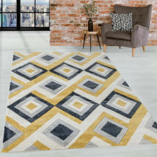 OEM Modern szőnyeg Charlotte 2404 (Mustar-Gray) 160x230cmSárga-Szürke lakástextília