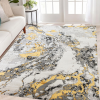 OEM Modern szőnyeg Cleopatra 8441 (Grey-Gold) 240x330cm Szürke-Arany
