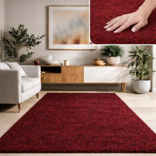 OEM Modern szőnyeg Industrial Lux (Red) 200x400cm Bordó lakástextília