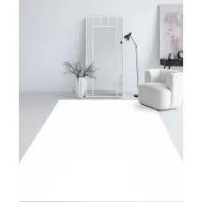 OEM Modern szőnyeg Palm Plüss (White) 200x280cm Fehér lakástextília