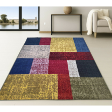 OEM Modern szőnyeg Patchwork (Colour) 240x330cm Piros lakástextília