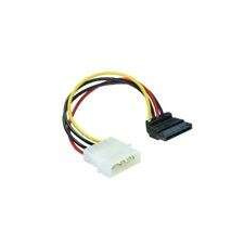 OEM Molex Power 4pin -&gt; SATA Power M/F adapter 90°-os csatlakozó (XSATATÁPKL) (XSATAT&amp;#193;PKL) kábel és adapter