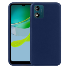 OEM Motorola Moto E13 szilikon tok, hátlaptok, telefon tok, matt, sötétkék tok és táska