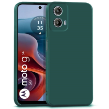OEM Motorola Moto G34 5G szilikon tok, hátlaptok, telefon tok, matt, zöld tok és táska