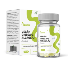 OEM Netamin vegán omega-3 algaolaj kapszula 60 db vitamin és táplálékkiegészítő