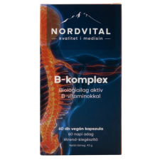 OEM NORDVITAL Nordvital b-komplex vegán kapszula 60 db vitamin és táplálékkiegészítő