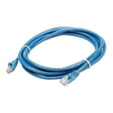 OEM OEM RJ45 CAT6 UTP - RJ45 CAT6 UTP M/M adatkábel 0.5m kék LSOH kábel és adapter