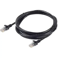 OEM RJ45 CAT6 UTP M/M adatkábel 10m LSOH fekete kábel és adapter