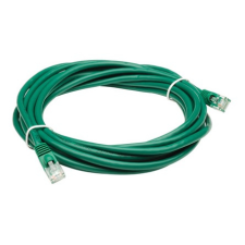 OEM RJ45 CAT6 UTP M/M adatkábel 10m LSOH zöld kábel és adapter