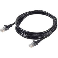 OEM RJ45 CAT6 UTP M/M adatkábel 1m LSOH fekete (XUTPSZC6KAB1F) kábel és adapter