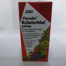 OEM SALUS HAUS Floradix Kräuterblut szirup 500 ml vitamin és táplálékkiegészítő