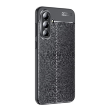 OEM Samsung A36 5G GIGAPACK Szilikon telefonvédő ütésállóság, varrás minta, FEKETE tok és táska