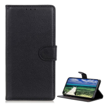 OEM Samsung A55 5G GIGAPACK Tok álló, bőr hatású FLIP, prémium, FEKETE tok és táska