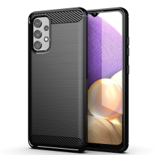 OEM Samsung Galaxy A05s szilikon tok, fekete, SM-A057, Carbon fiber tok és táska