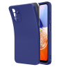 OEM Samsung Galaxy A14 4G / A14 5G szilikon tok, hátlaptok, telefon tok, matt, sötétkék