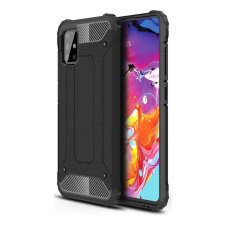 OEM Samsung Galaxy A51 hátlap tok, telefon tok, ütésálló, fekete, Defender II tok és táska