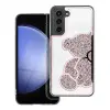OEM Samsung Galaxy A56 5G tok csillogó maci mintával rózsaszín