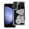 OEM Samsung Galaxy A57 5G tok csillogó maci mintával ezüst