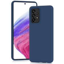 OEM Samsung Galaxy A73 5G szilikon tok, hátlaptok, telefon tok, matt, sötétkék tok és táska