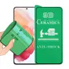 OEM Samsung Galaxy S21 5G üvegfólia, képernyővédő fólia, kijelzővédő, flexibilis, kerámia, 9D, fekete kerettel