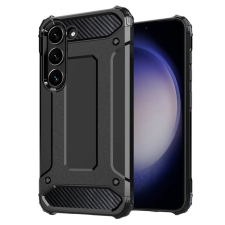 OEM Samsung Galaxy S23 5G hátlap tok, telefon tok, ütésálló, fekete, Defender II tok és táska
