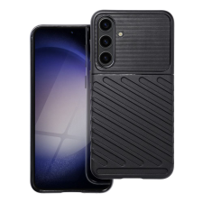 OEM Samsung Galaxy S23 FE 5G szilikon tok, hátlap tok, ütésálló, fekete, Thunder tok és táska